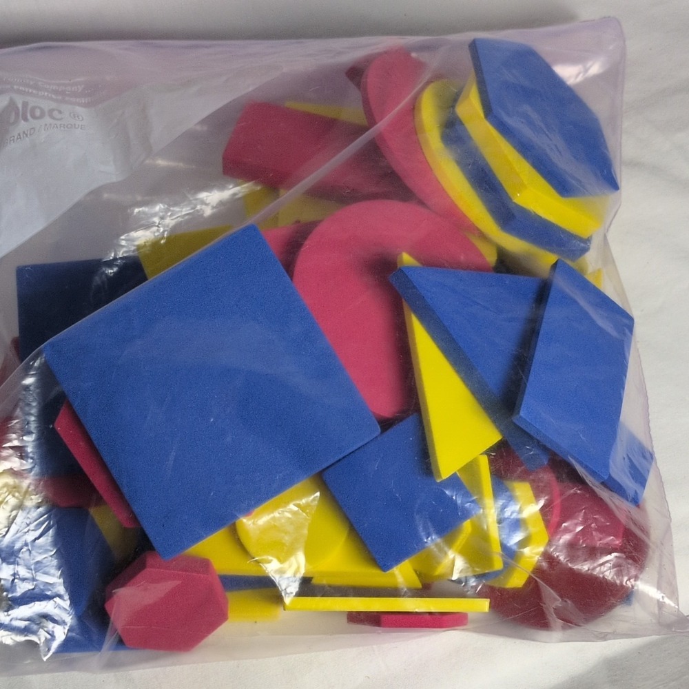 Foam Geometric Shapes Mathematics Educational Toy Set for Ages‎ 4-11